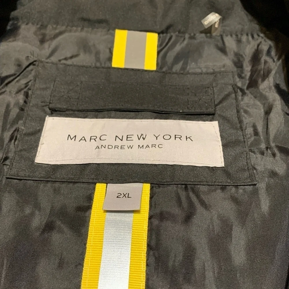 Marc New York Men's Black Windbreaker Size XXL